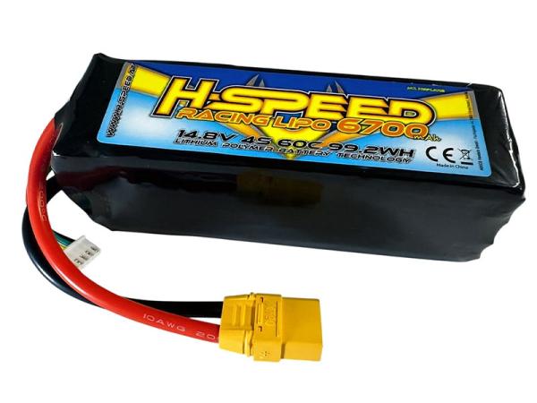 Kompakter 3S LiPo Akku mit 2300mAh Kapazität und XT60 Anschluss